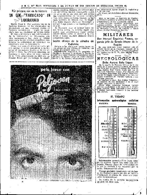 ABC SEVILLA 03-06-1970 página 43