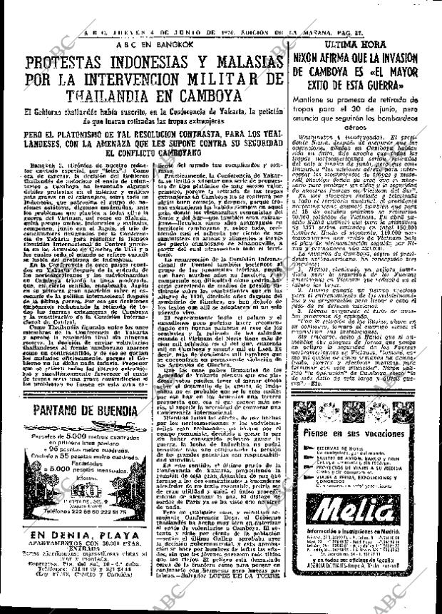 ABC MADRID 04-06-1970 página 27