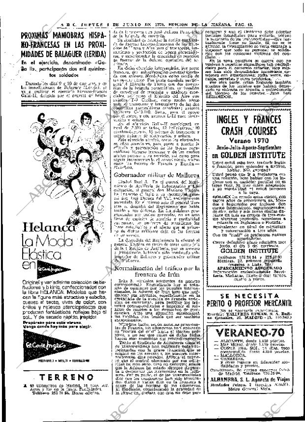 ABC MADRID 04-06-1970 página 40