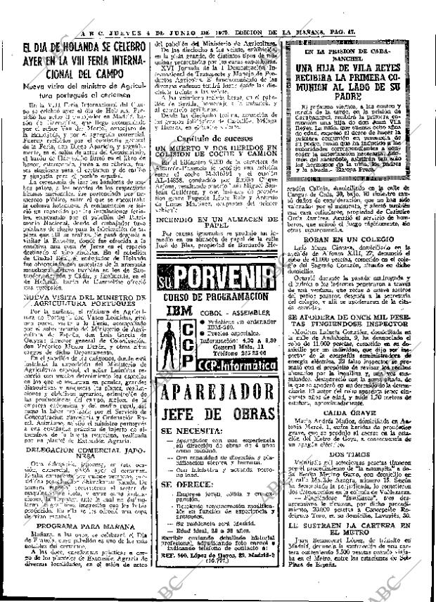 ABC MADRID 04-06-1970 página 47