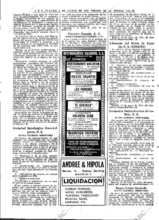 ABC MADRID 04-06-1970 página 65