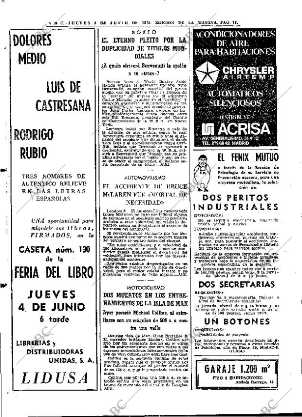 ABC MADRID 04-06-1970 página 76