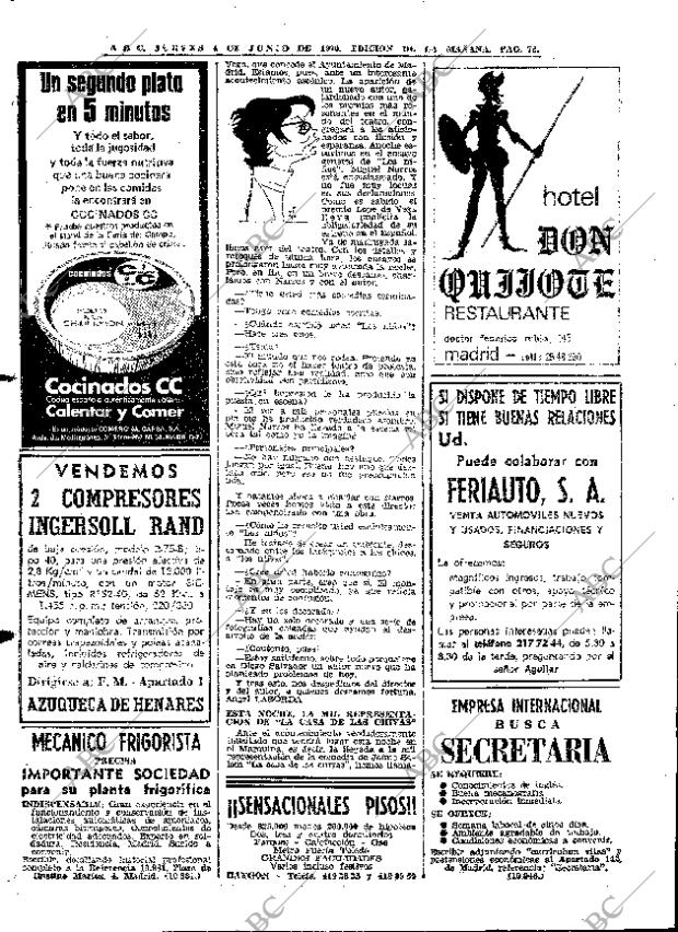 ABC MADRID 04-06-1970 página 78