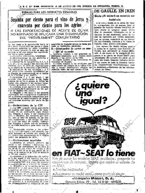 ABC SEVILLA 10-06-1970 página 19