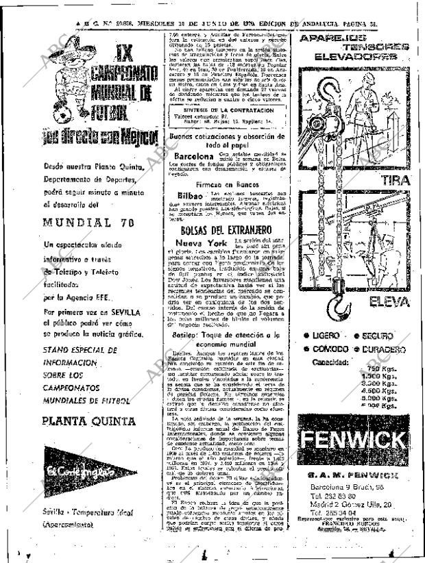 ABC SEVILLA 10-06-1970 página 34