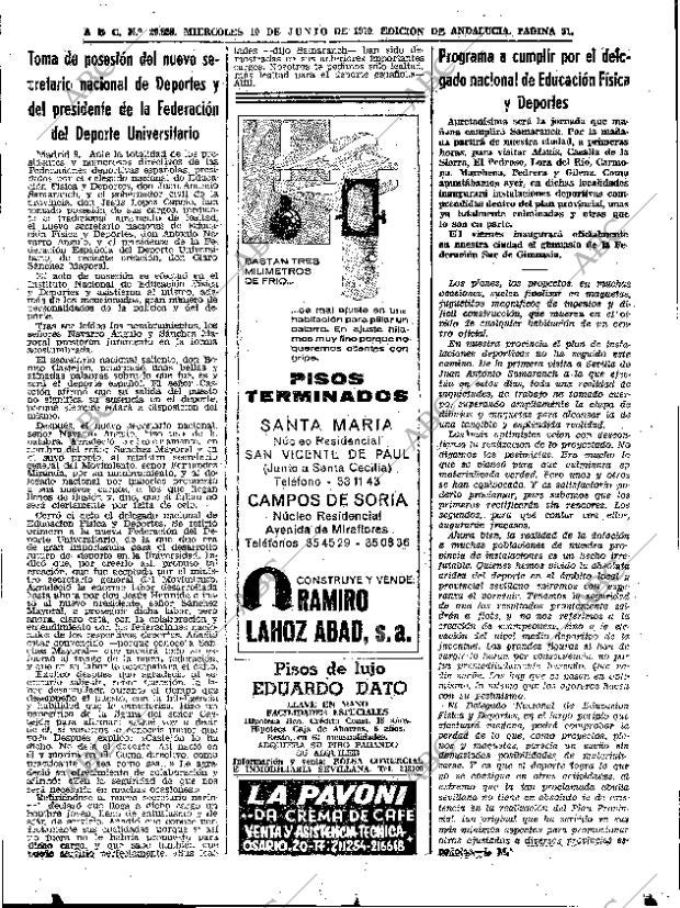 ABC SEVILLA 10-06-1970 página 51