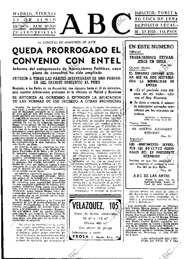 ABC MADRID 12-06-1970 página 25