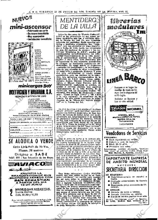 ABC MADRID 12-06-1970 página 56