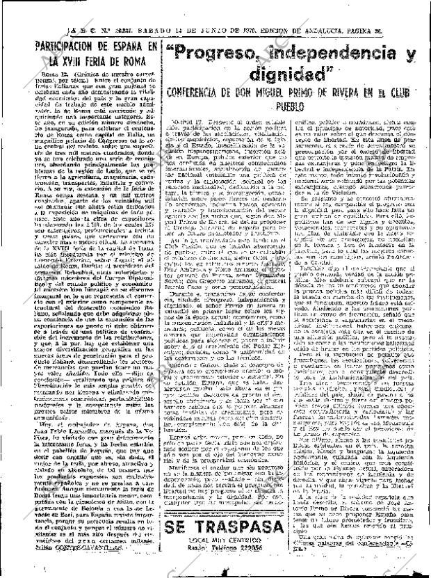 ABC SEVILLA 13-06-1970 página 24