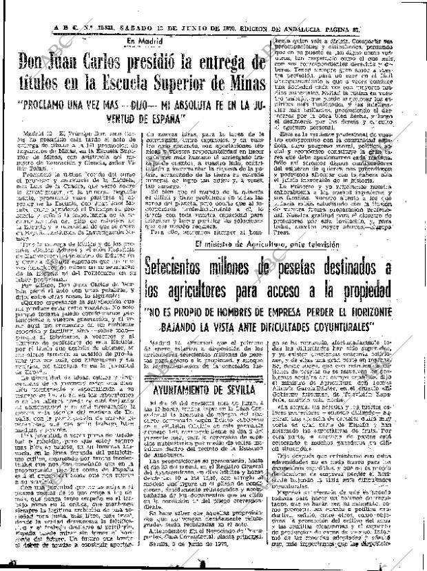 ABC SEVILLA 13-06-1970 página 25