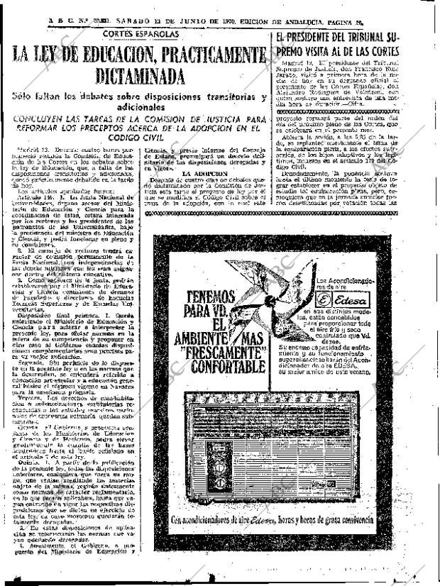 ABC SEVILLA 13-06-1970 página 27