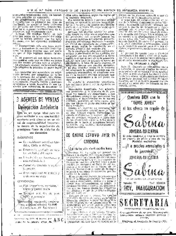ABC SEVILLA 13-06-1970 página 28
