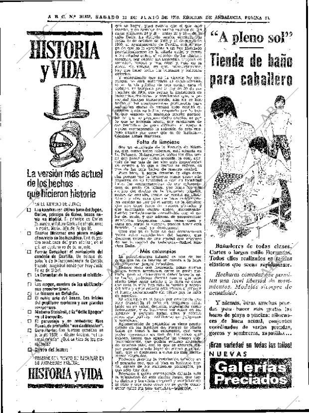 ABC SEVILLA 13-06-1970 página 38
