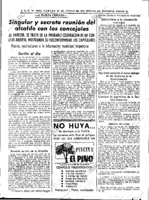 ABC SEVILLA 13-06-1970 página 39
