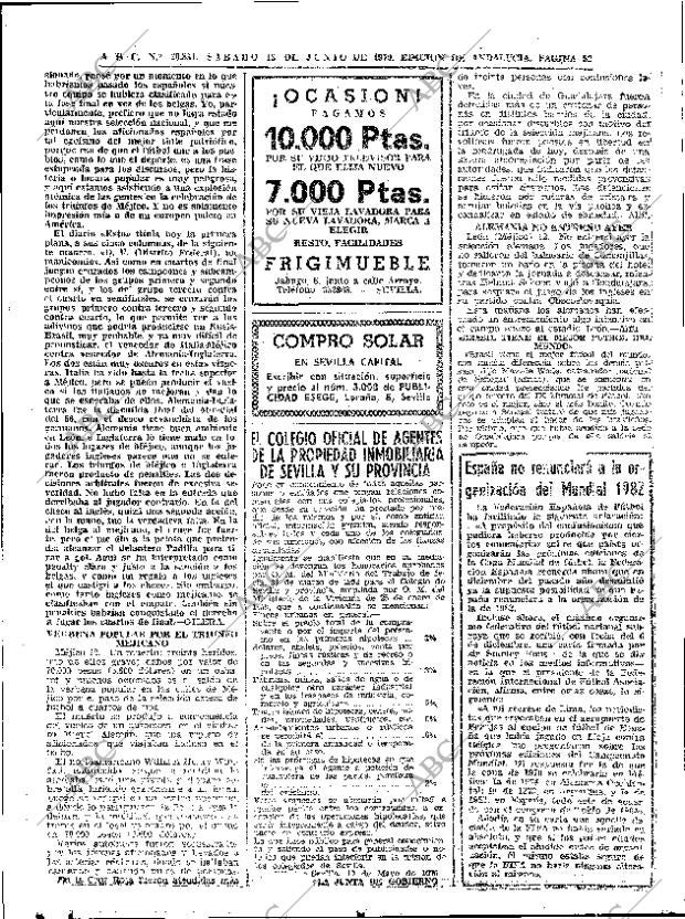 ABC SEVILLA 13-06-1970 página 50