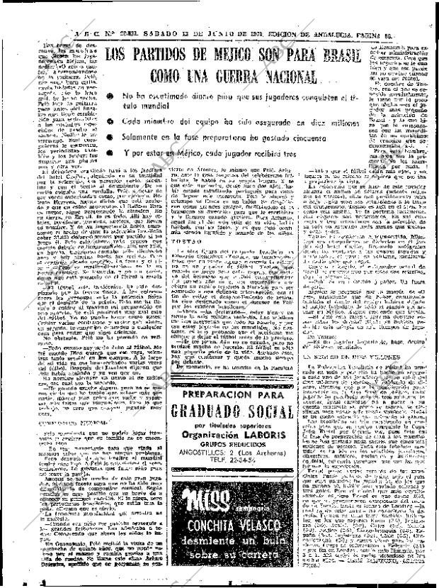 ABC SEVILLA 13-06-1970 página 54
