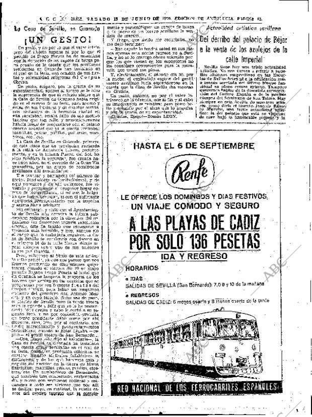 ABC SEVILLA 13-06-1970 página 63
