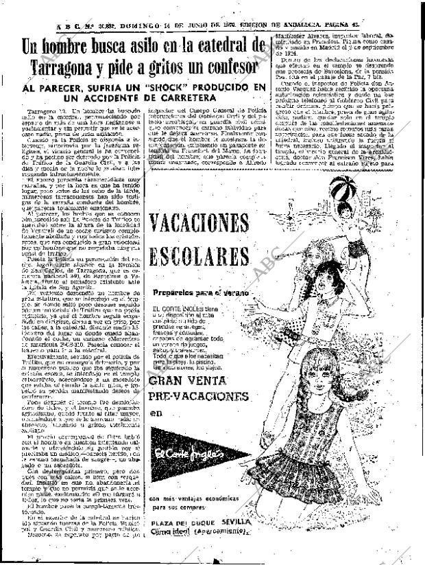 ABC SEVILLA 14-06-1970 página 19