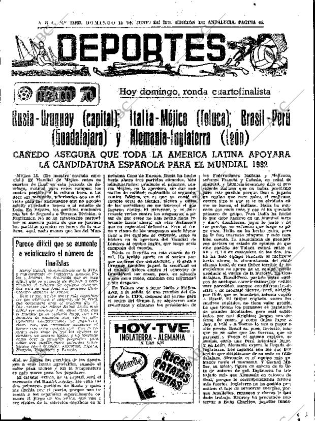 ABC SEVILLA 14-06-1970 página 41