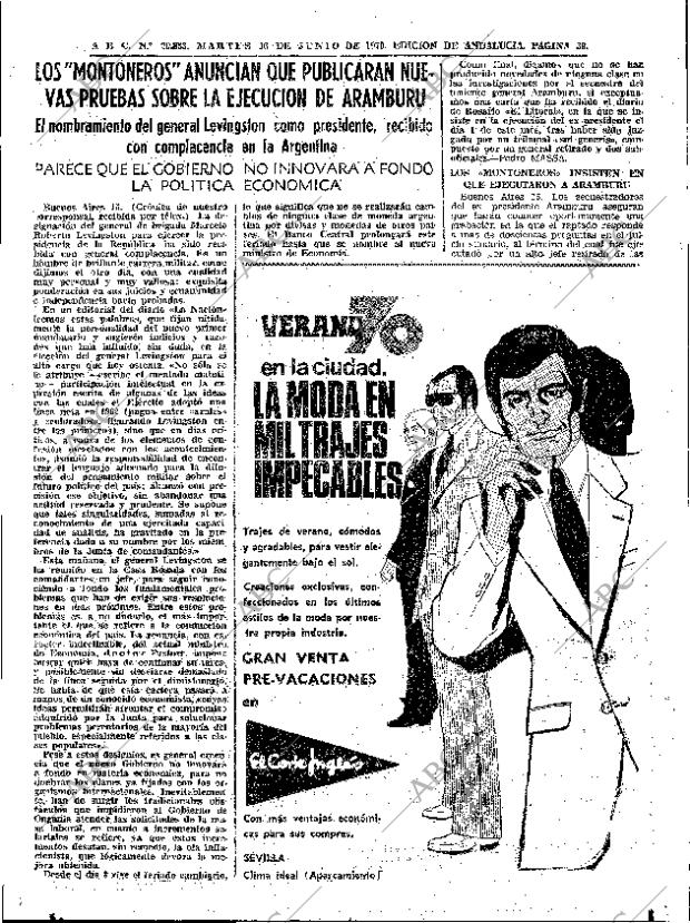 ABC SEVILLA 16-06-1970 página 39