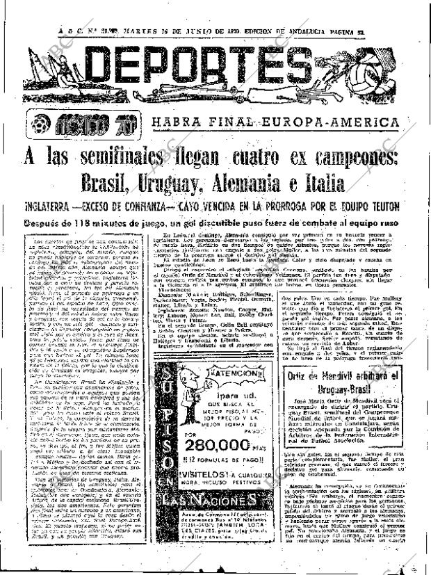 ABC SEVILLA 16-06-1970 página 63