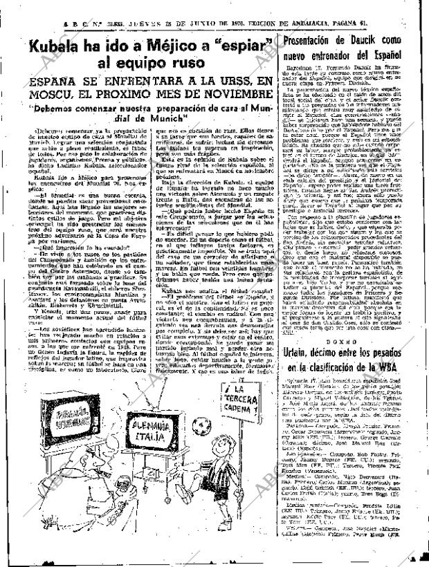ABC SEVILLA 18-06-1970 página 61