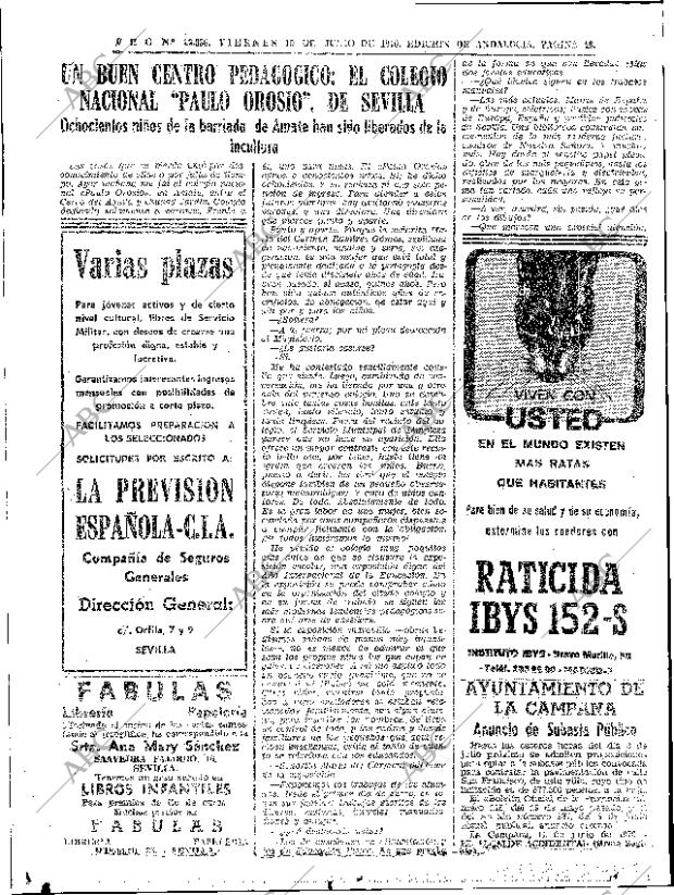 ABC SEVILLA 19-06-1970 página 42