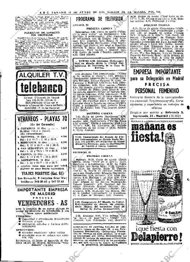 ABC MADRID 20-06-1970 página 101