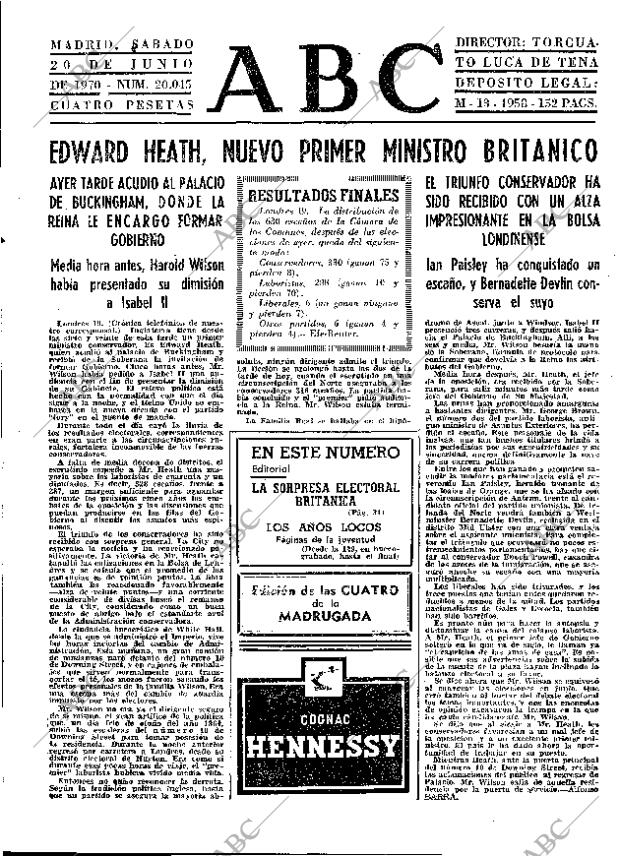 ABC MADRID 20-06-1970 página 31