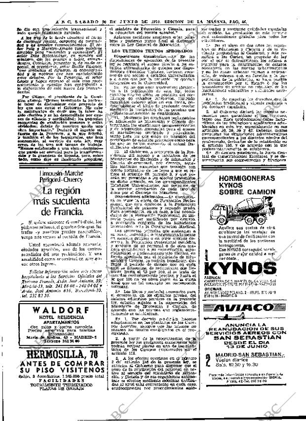 ABC MADRID 20-06-1970 página 44