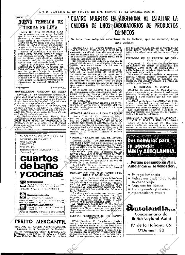 ABC MADRID 20-06-1970 página 49