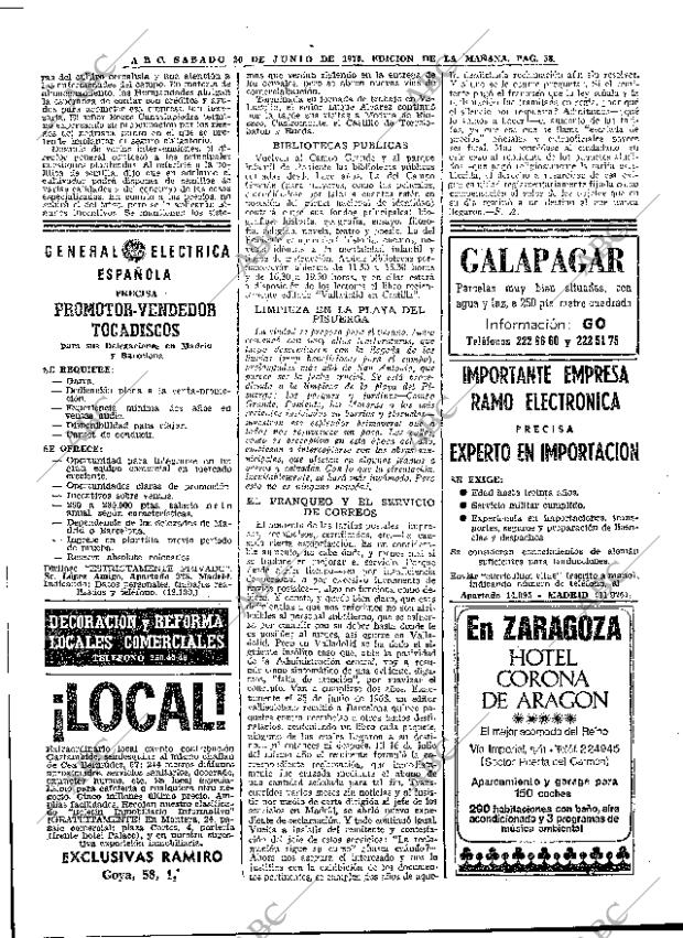ABC MADRID 20-06-1970 página 56