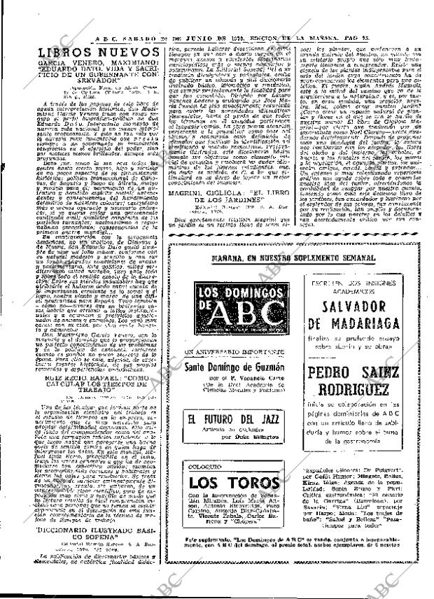 ABC MADRID 20-06-1970 página 73