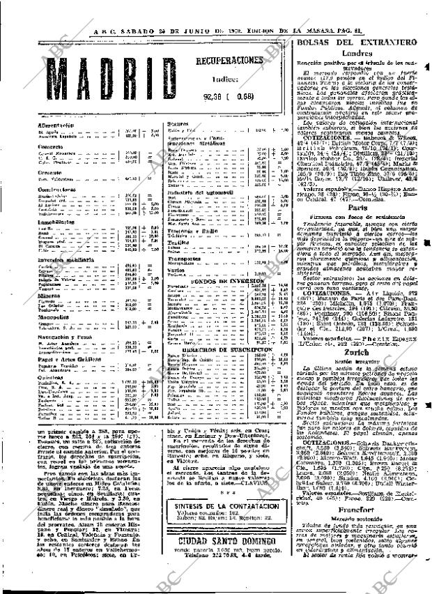 ABC MADRID 20-06-1970 página 79