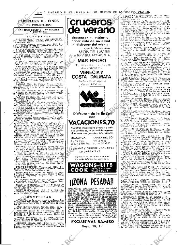 ABC MADRID 20-06-1970 página 99