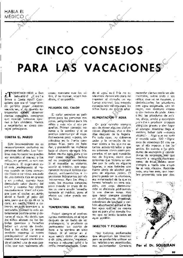 BLANCO Y NEGRO MADRID 20-06-1970 página 93