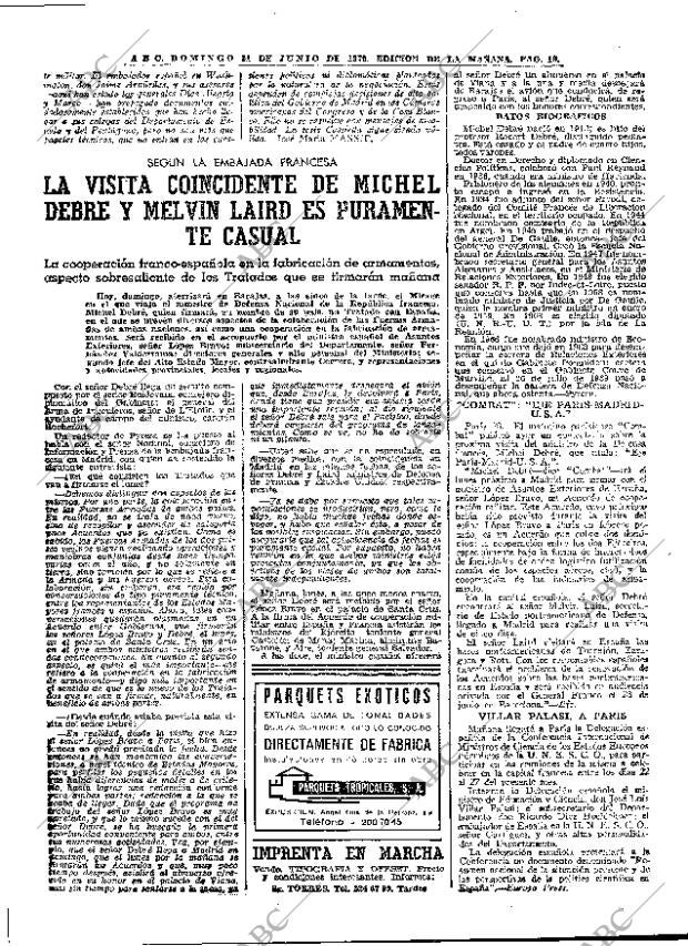 ABC MADRID 21-06-1970 página 16