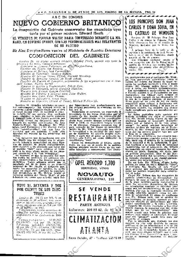 ABC MADRID 21-06-1970 página 19