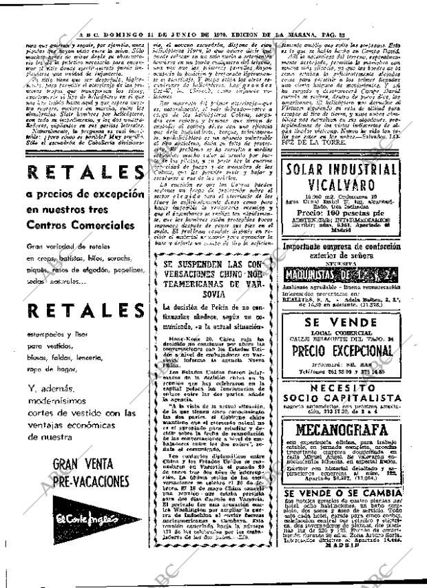 ABC MADRID 21-06-1970 página 22