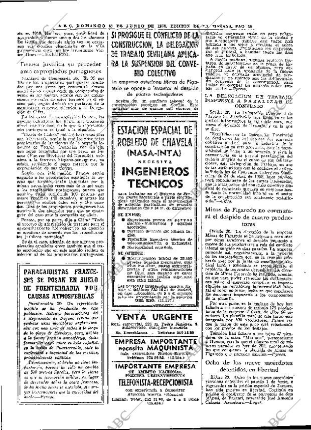 ABC MADRID 21-06-1970 página 30