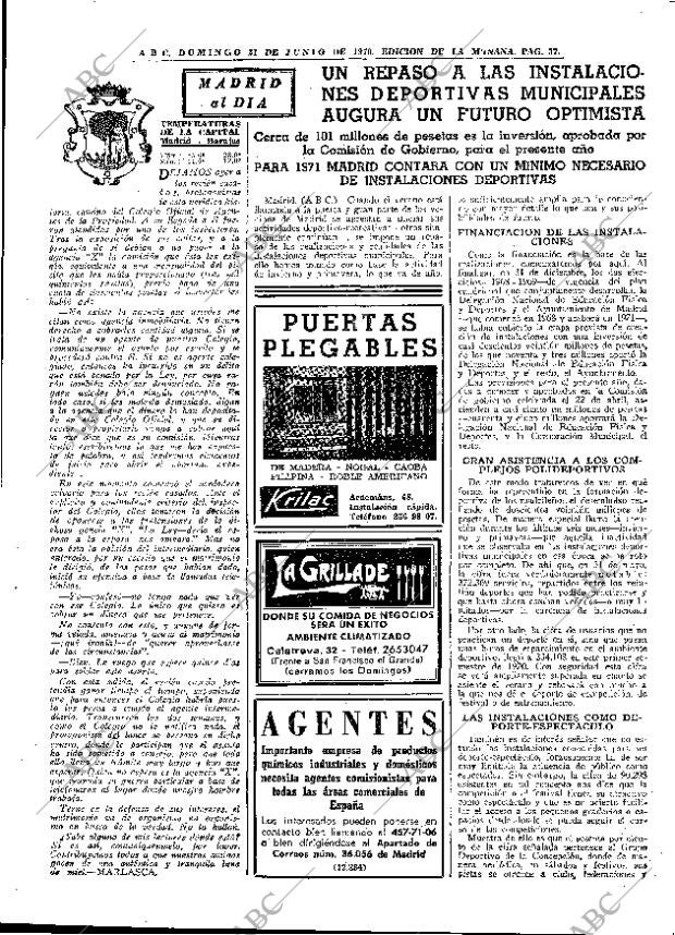 ABC MADRID 21-06-1970 página 37