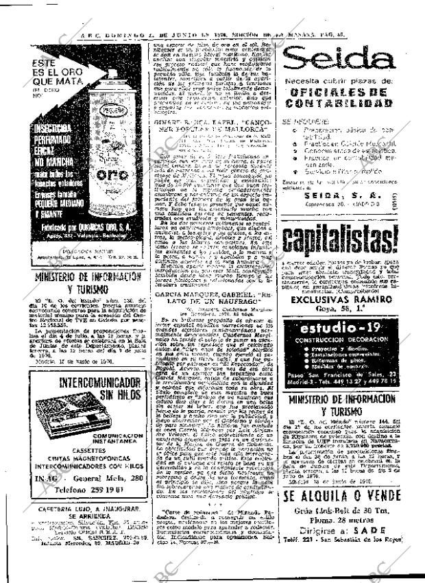 ABC MADRID 21-06-1970 página 46