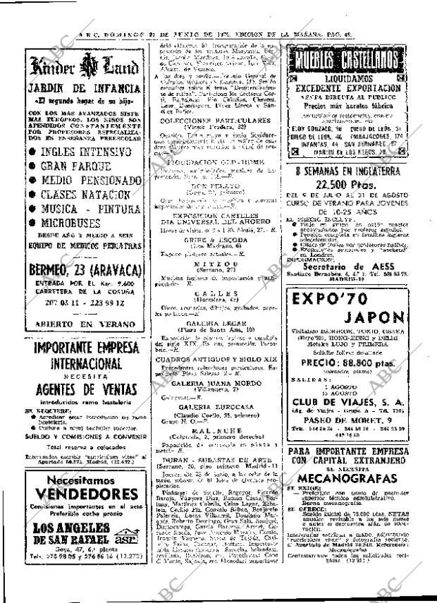 ABC MADRID 21-06-1970 página 48