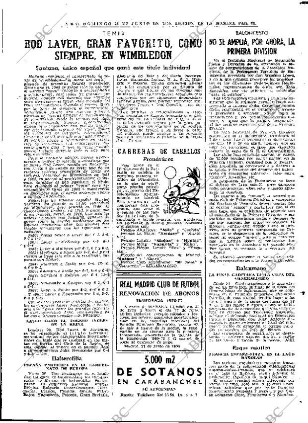 ABC MADRID 21-06-1970 página 65