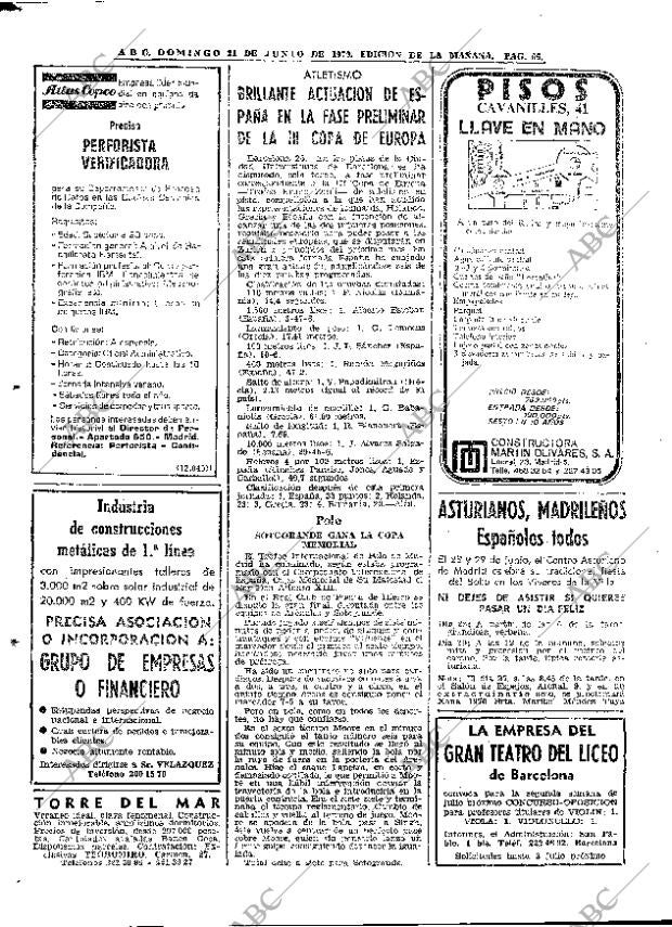 ABC MADRID 21-06-1970 página 66