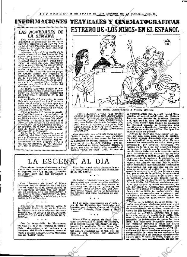 ABC MADRID 21-06-1970 página 71