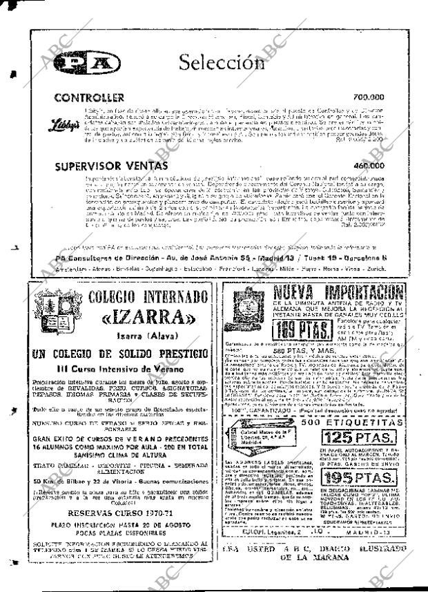 ABC MADRID 21-06-1970 página 94