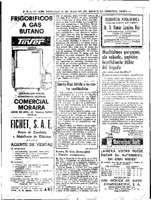 ABC SEVILLA 21-06-1970 página 52