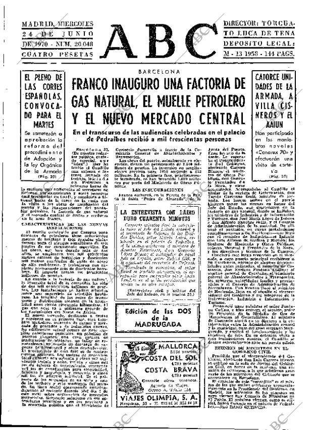 ABC MADRID 24-06-1970 página 25