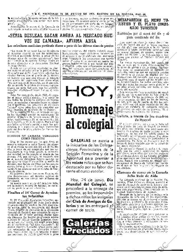 ABC MADRID 24-06-1970 página 58